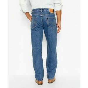 Levi Strauss 550 Jeans Blue Denim Men Size 33x34